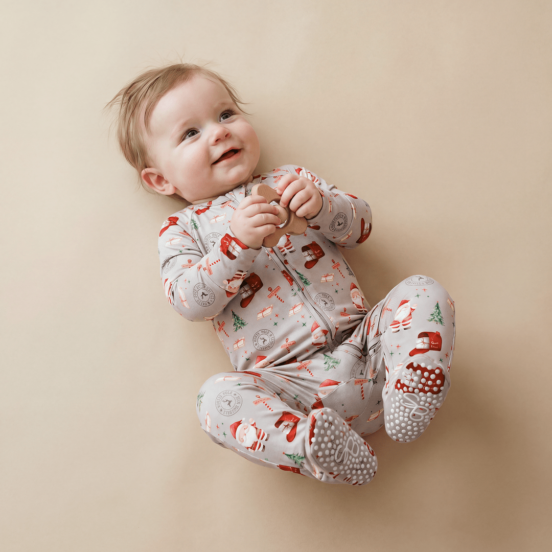 Letters to Santa Zipper Footie