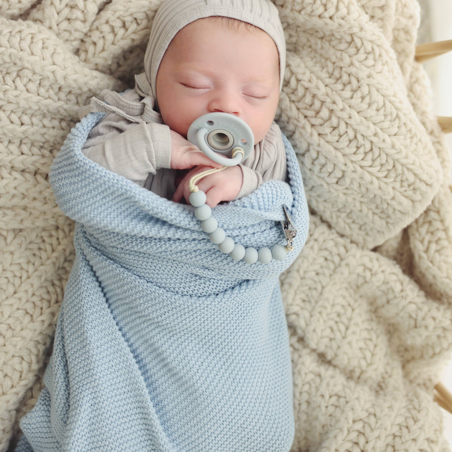 Heritage Knit Baby Blanket