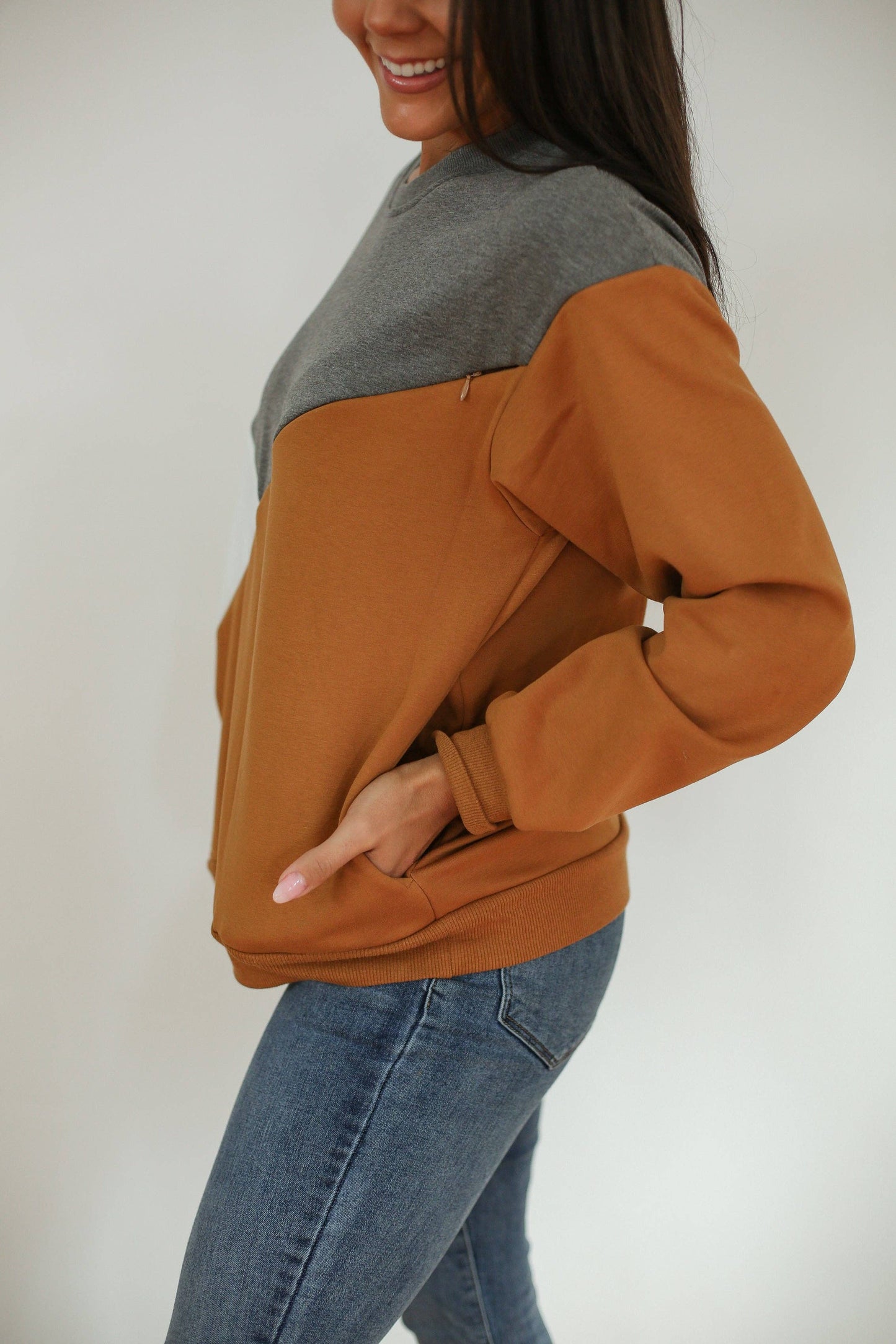 Zip Breastfeeding Sweatshirt