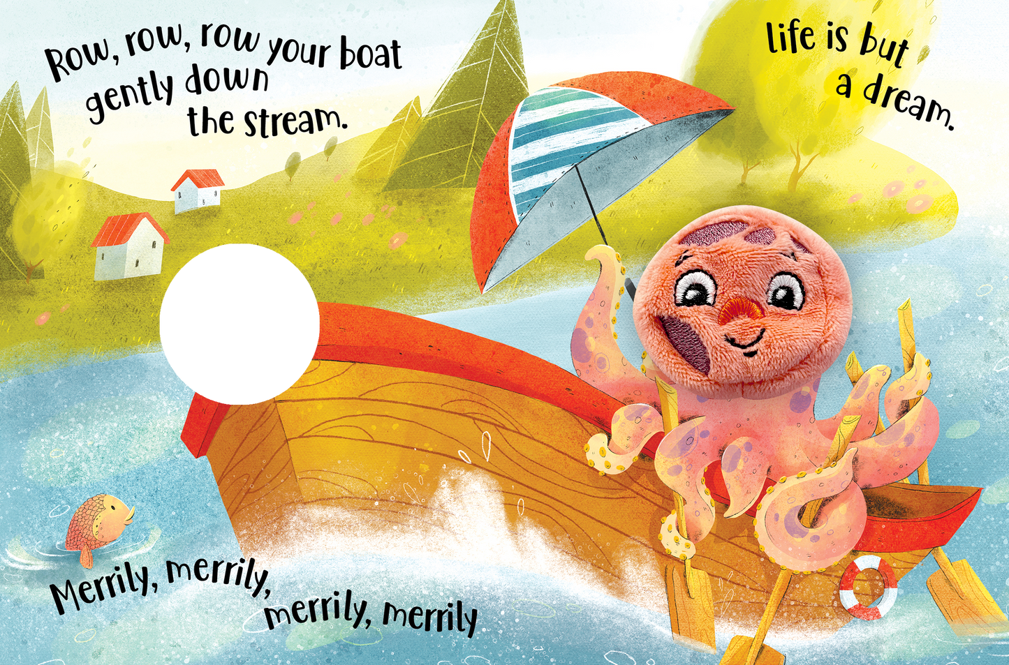 Row, Row, Row Your Boat - Finger Puppet Book