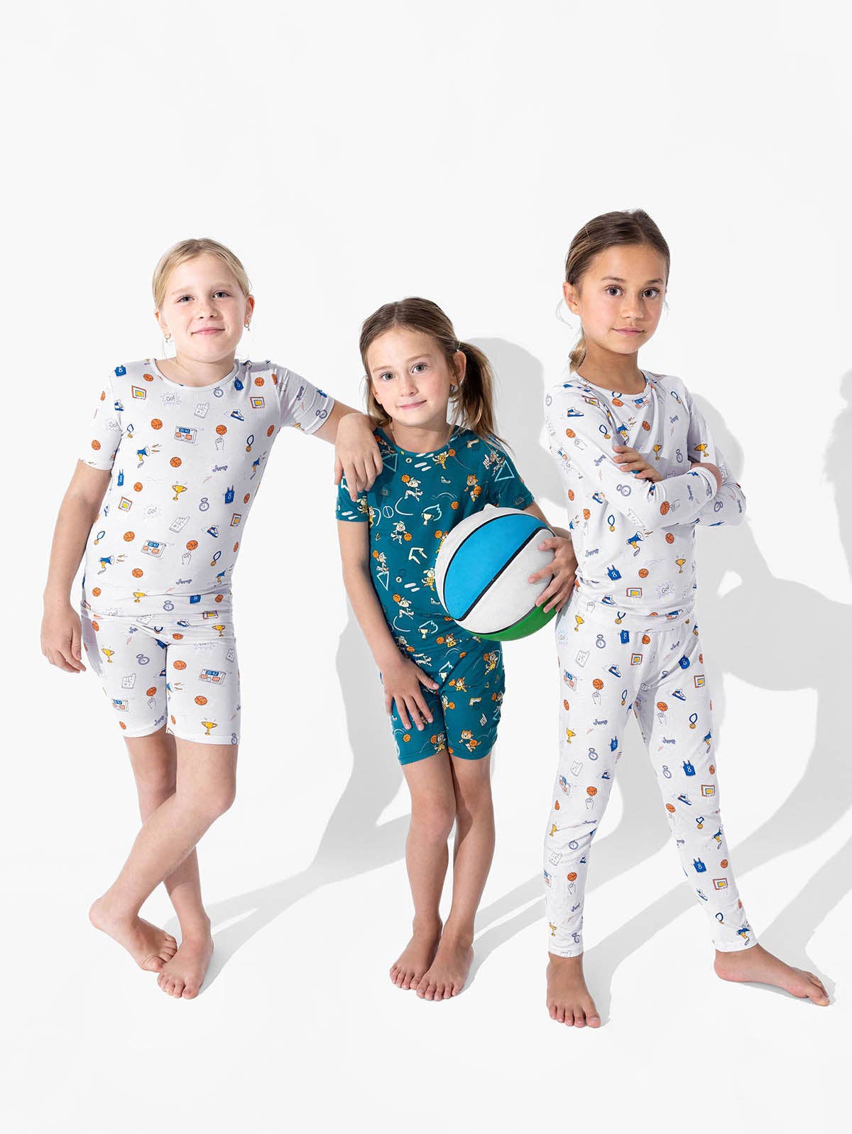 Basketball Pjs Short Set