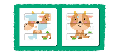 My First Sliding Puzzles Farm Animals