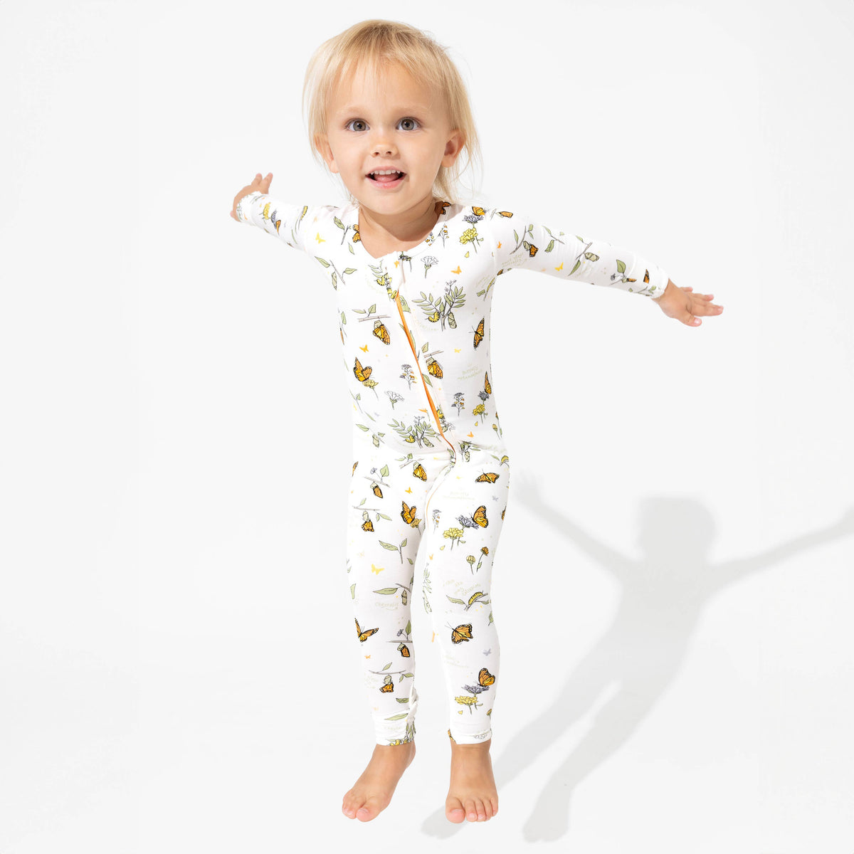 Monarch Butterfly Convertible Footie