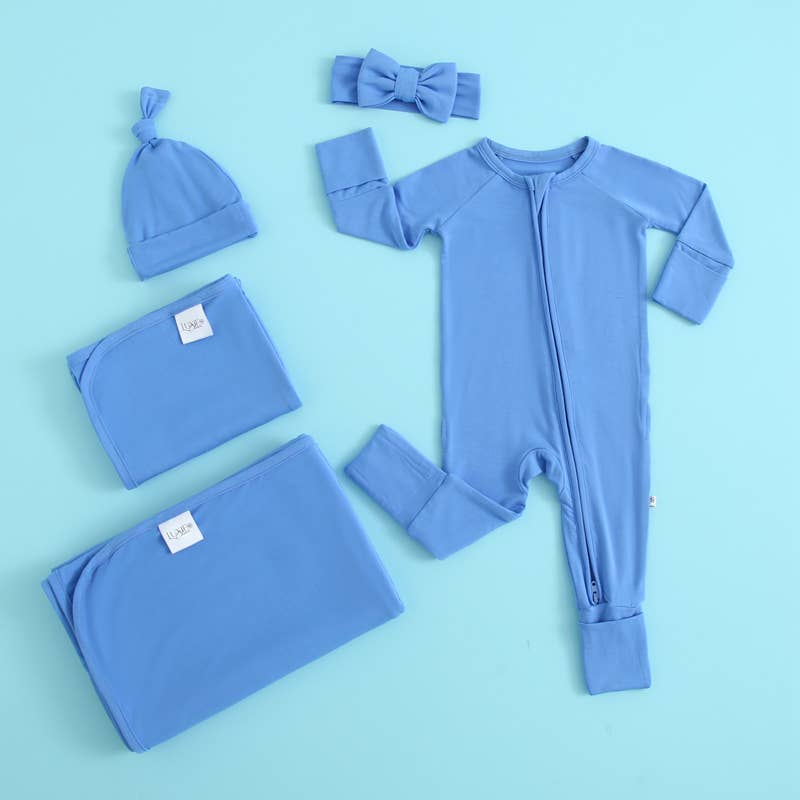 Pure Blue Zip Pjs