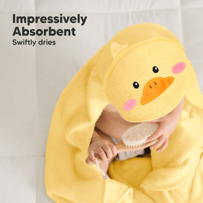 Duckling Cuddle Baby Hooded Towel