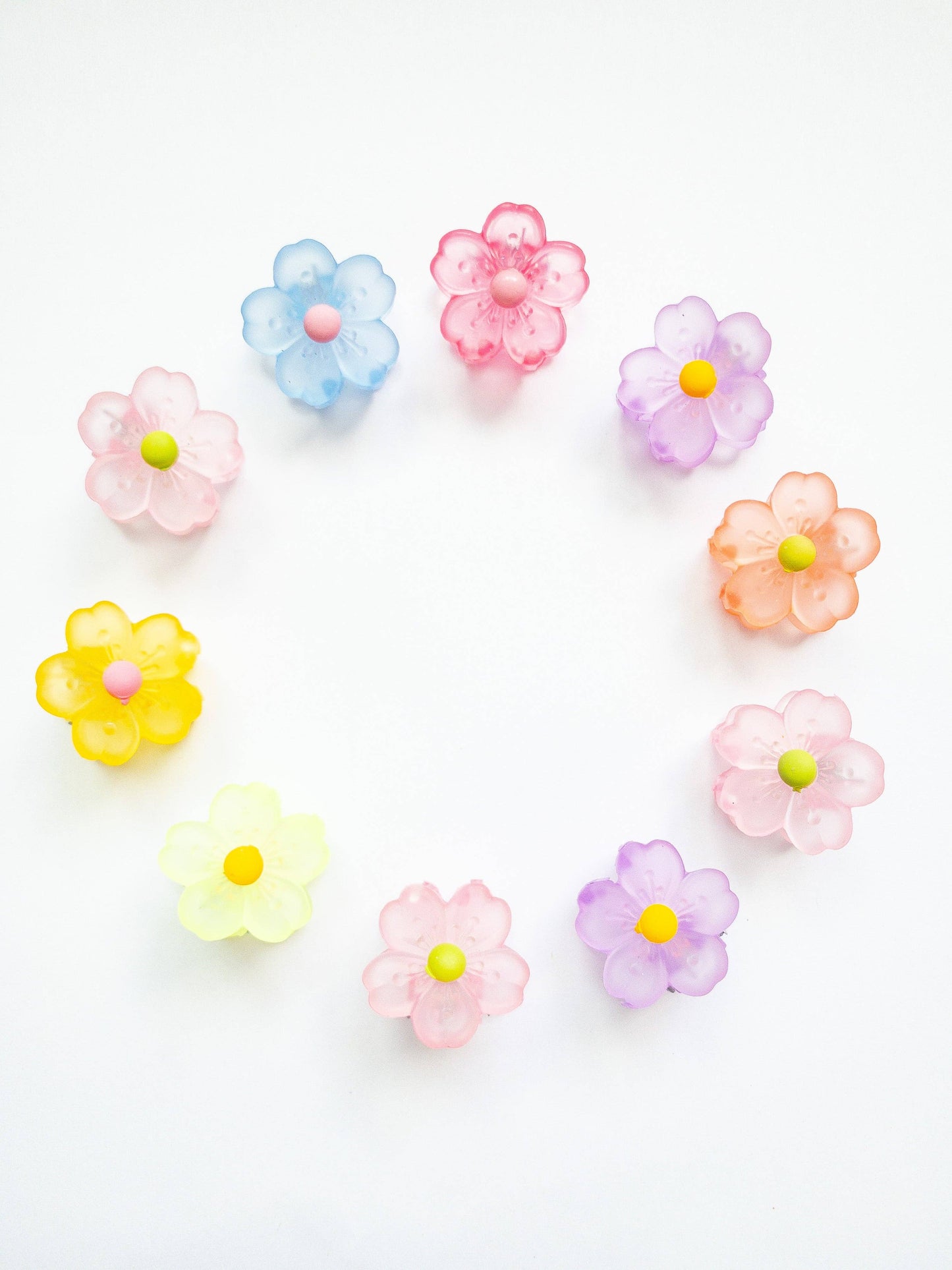 Sakura Flower Small Hair Claws