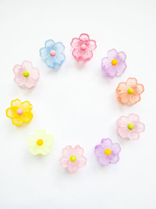 Sakura Flower Small Hair Claws
