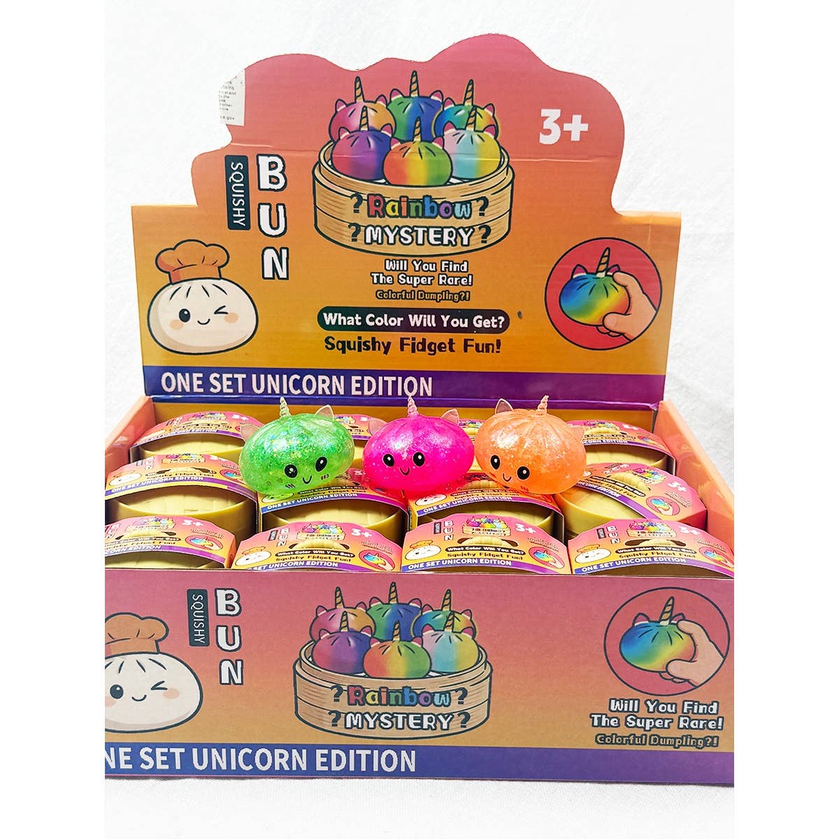 Cute Unicorn Dumpling Squishy with Steamer