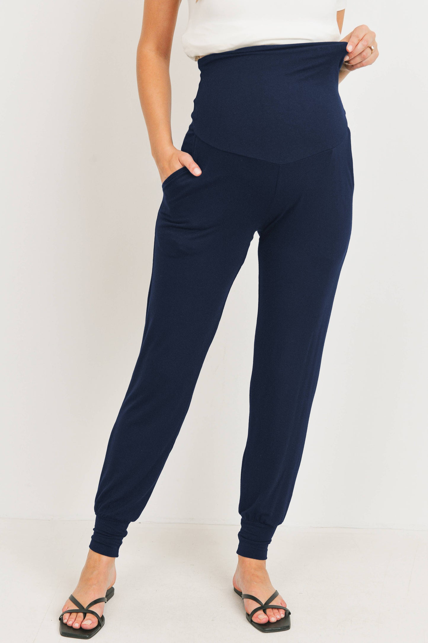 Full Panel Maternity Knit Jogger Pants
