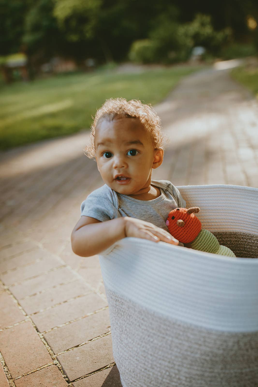 Garden Toy Bug - Caterpillar Rattle