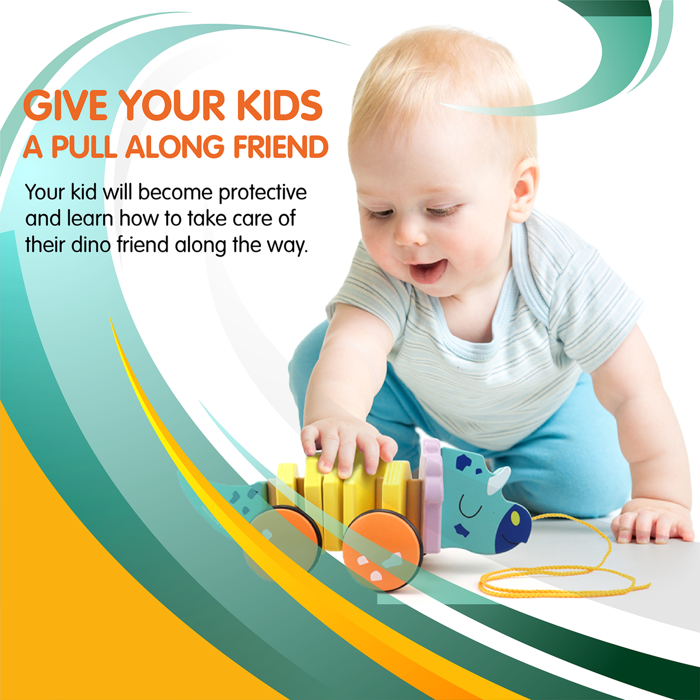 Pull Along Wooden Toy