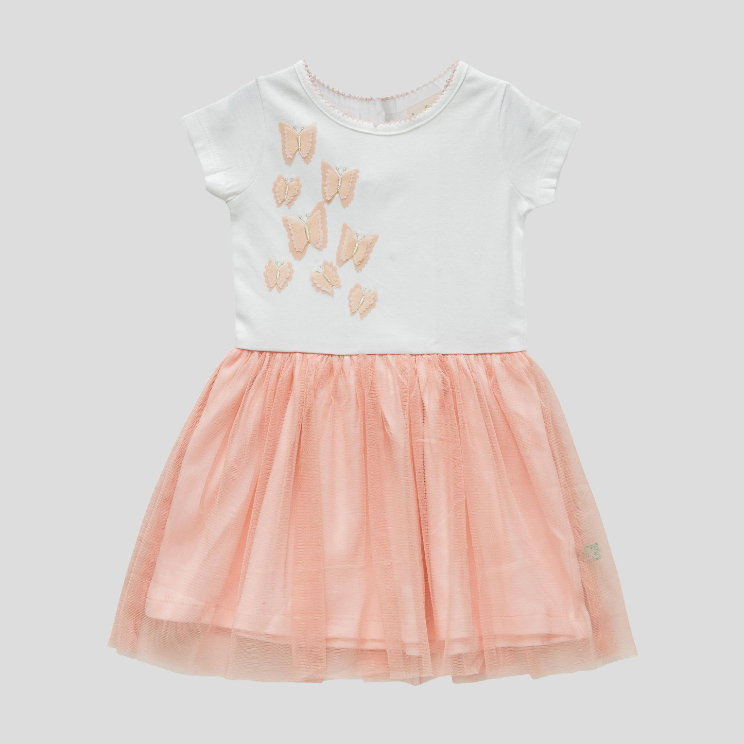Butterfly Tulle Flair Dress