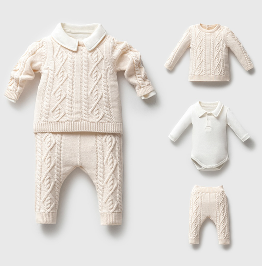 Cream Henry Set3-Piece Set