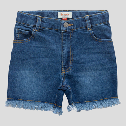 Denim Ripped Shorts