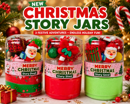 Christmas Play Dough Jar 
