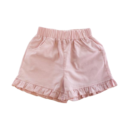 Ruffle Hems Shorts