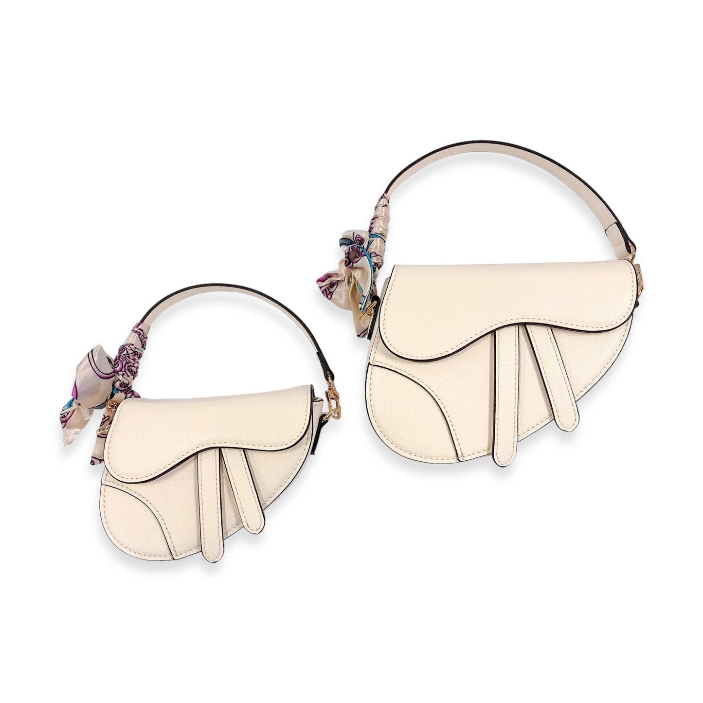 Saddle Purse with Scarf