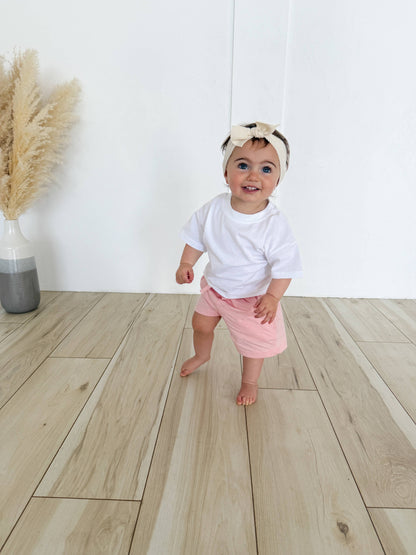 Organic Cotton Shorts - Pink