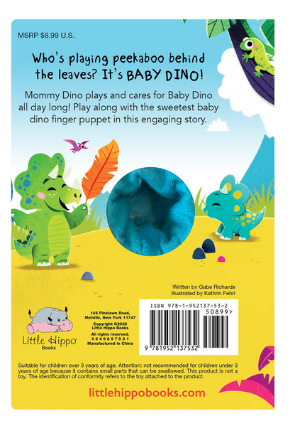 Baby Dino Finger Puppet Book