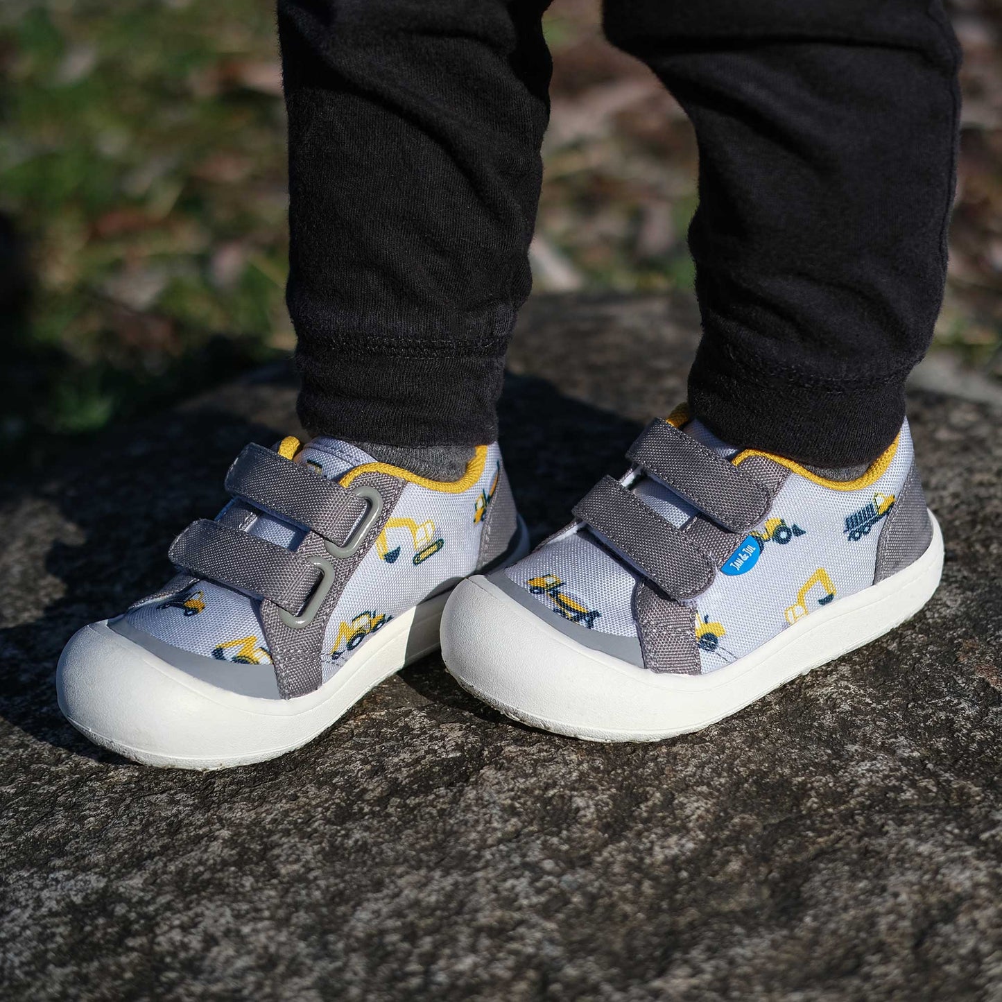 Grey Construction Toddler Sneakers