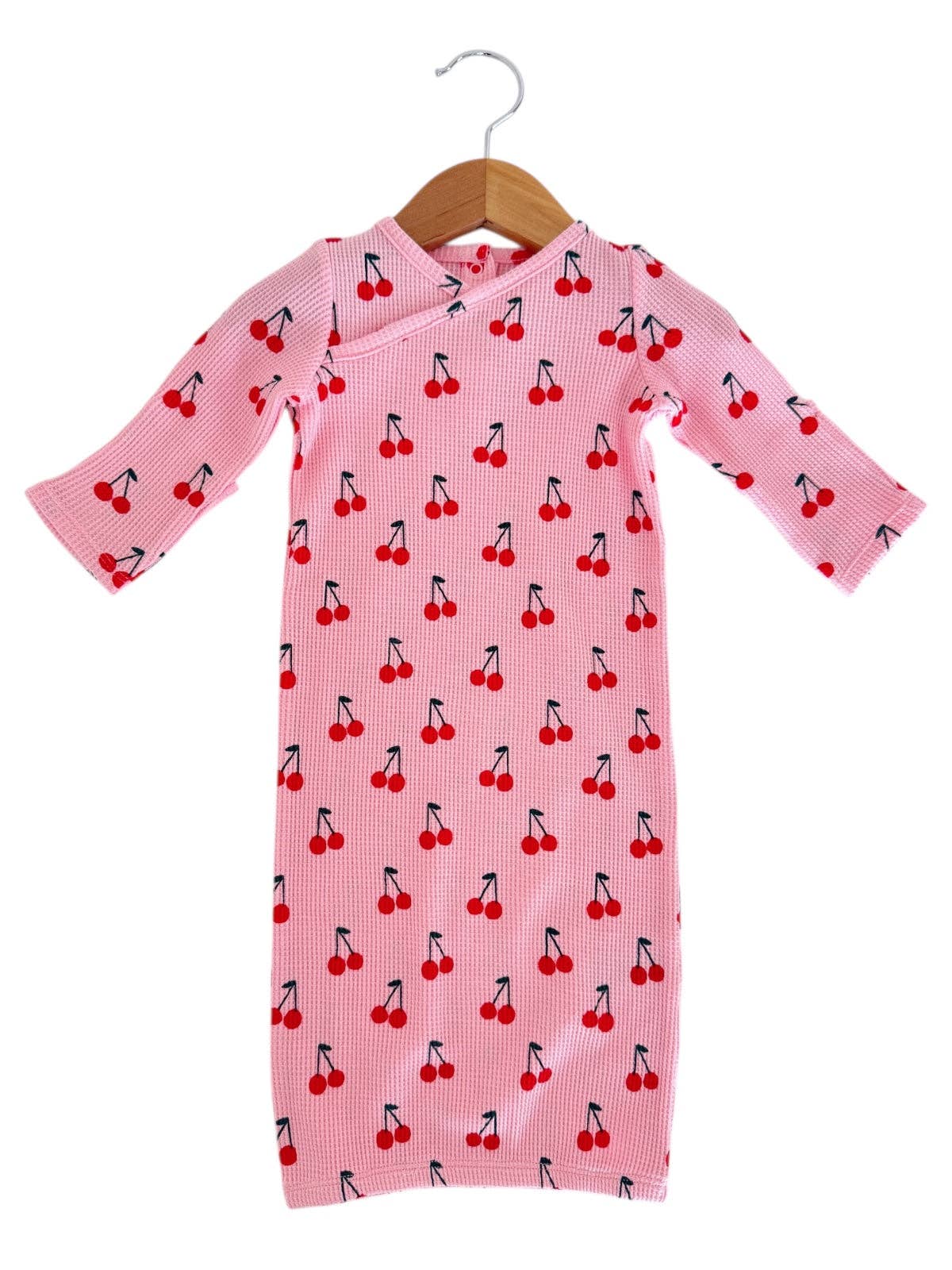 Cherries Organic Waffle Gown