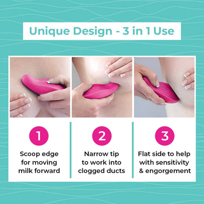 Lactation Massager - Patented Breastfeeding Relief