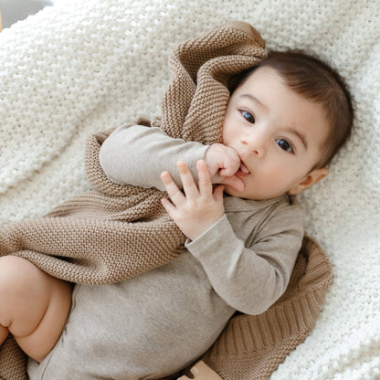 Heritage Knit Baby Blanket