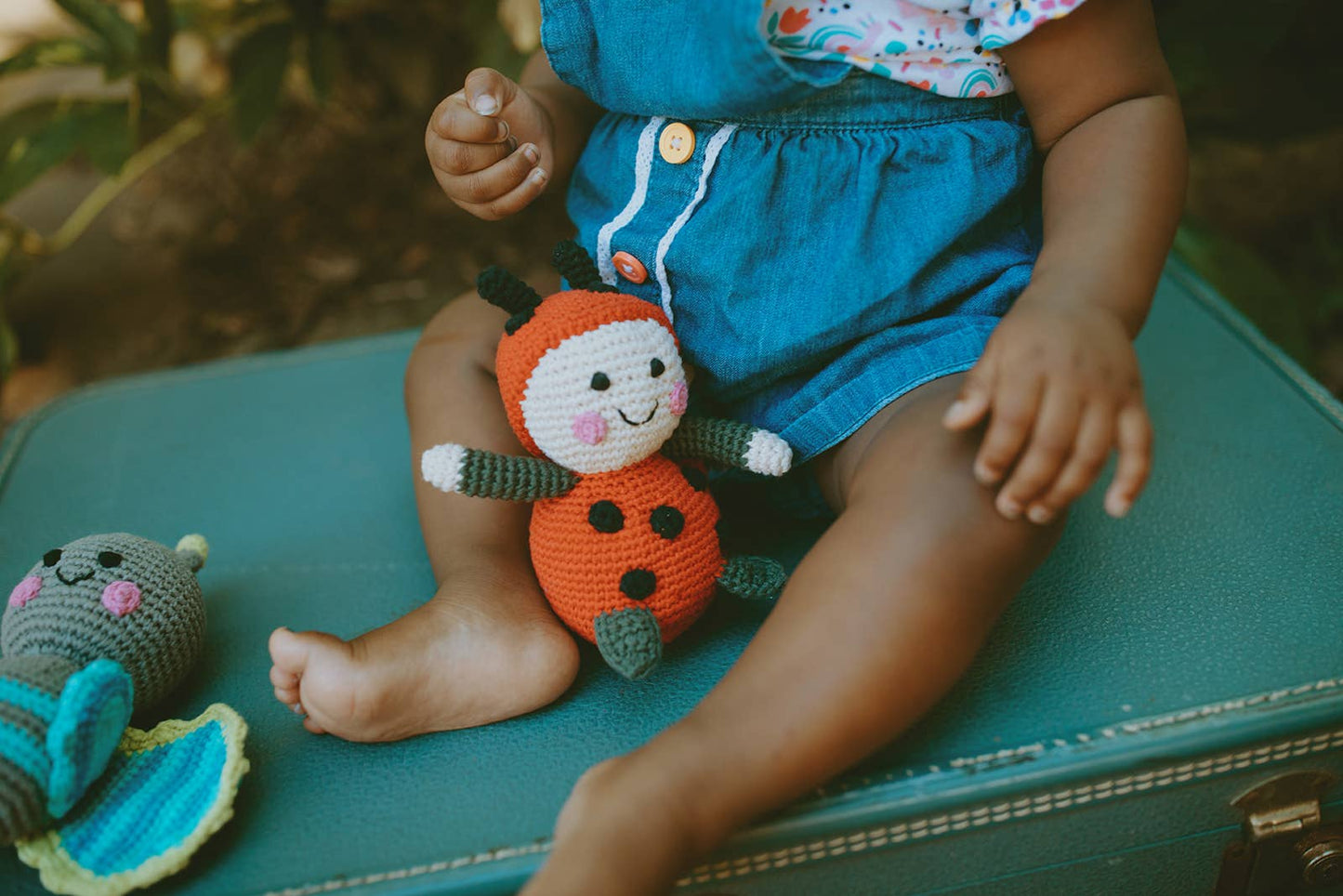 Red Lady Bird Rattle