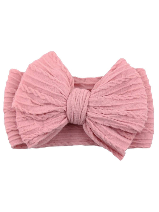 Dusty Pink Cable Bow