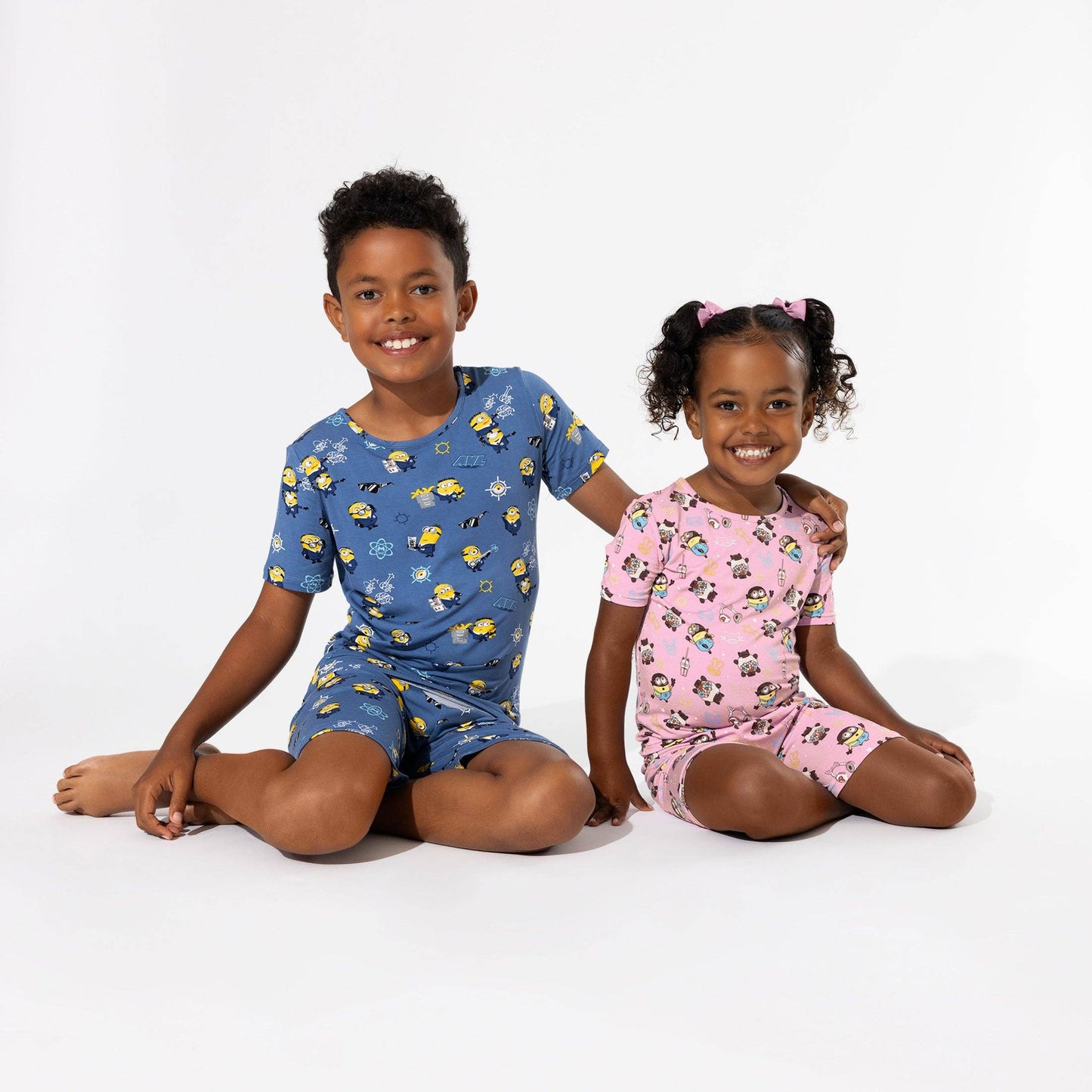 Despicable Me 4: Minions Anti-Villain League Bamboo Kids Pajama Short Set