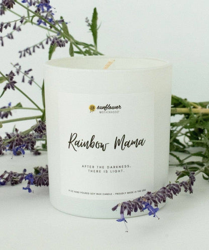 Rainbow Mama Candle