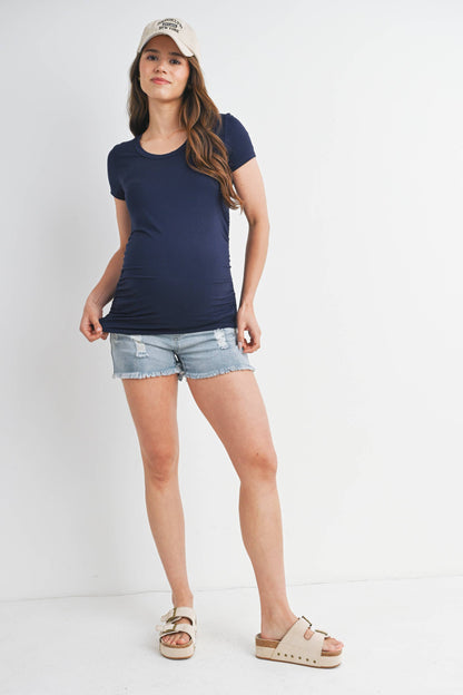 Ruched Maternity T-Shirt