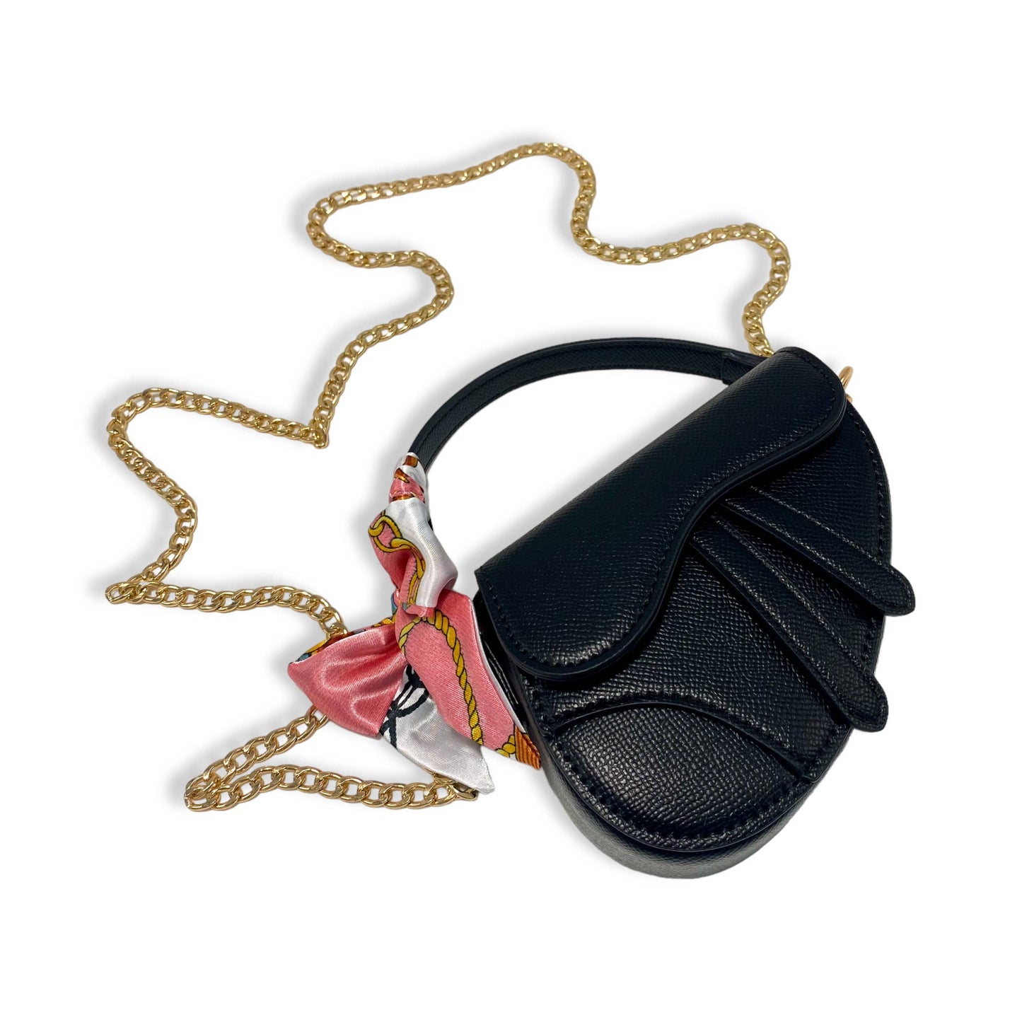 Saddle Purse with Scarf