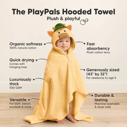 Playpals Hooded Baby Towels