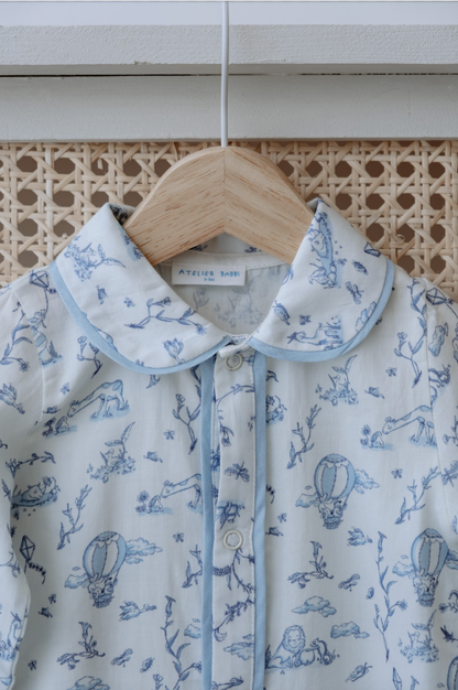 Jumpsuit - Toile De Jouy/Blue