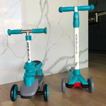 Teal SVOLTA Ace 2-in-1 Scooter