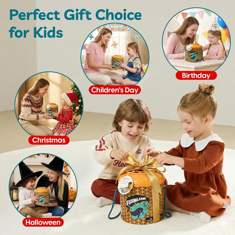 Topbright! Montessori Toddler Fishing Game