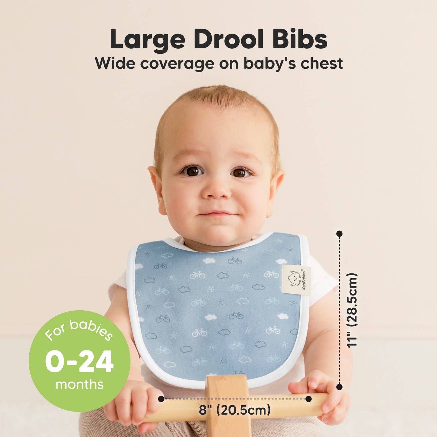 8-pack Urban Drool Bibs Vessels