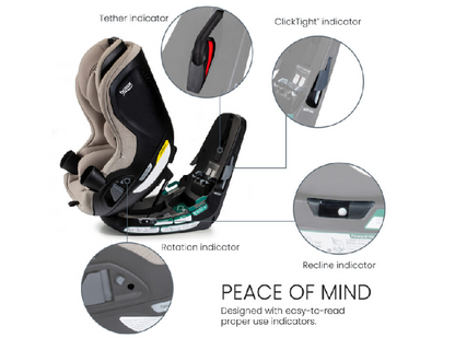Galaxy360™ Slim Rotating Convertible Car Seat With SwivelSmooth™