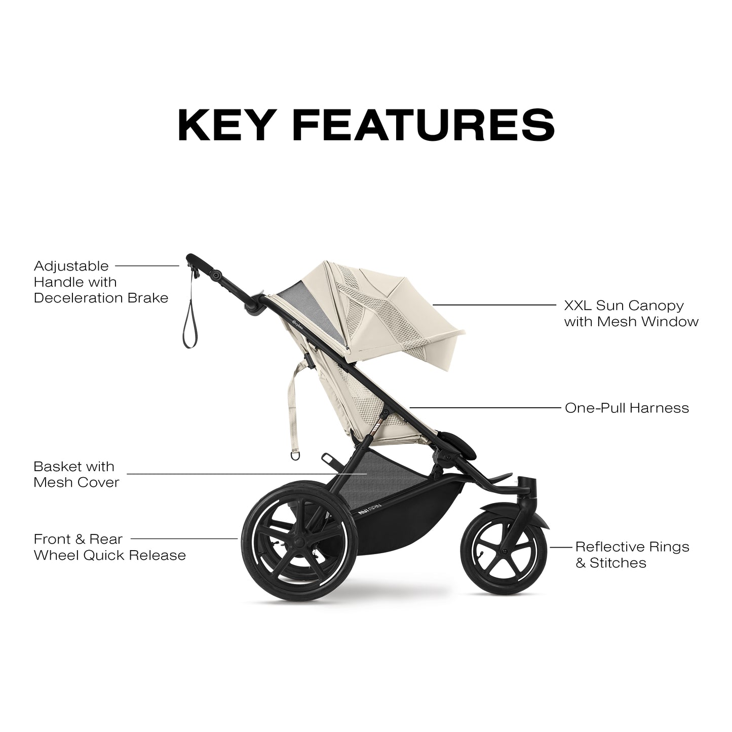 Cybex Avi Spin Jogging Stroller