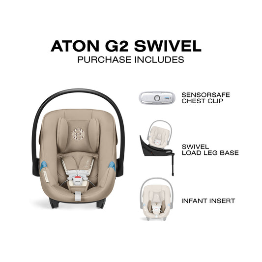 Cybex Aton G2 Swivel with Load Leg Base
