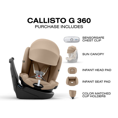 Cybex Callisto G 360 Rotating All-in-One Convertible Car Seat