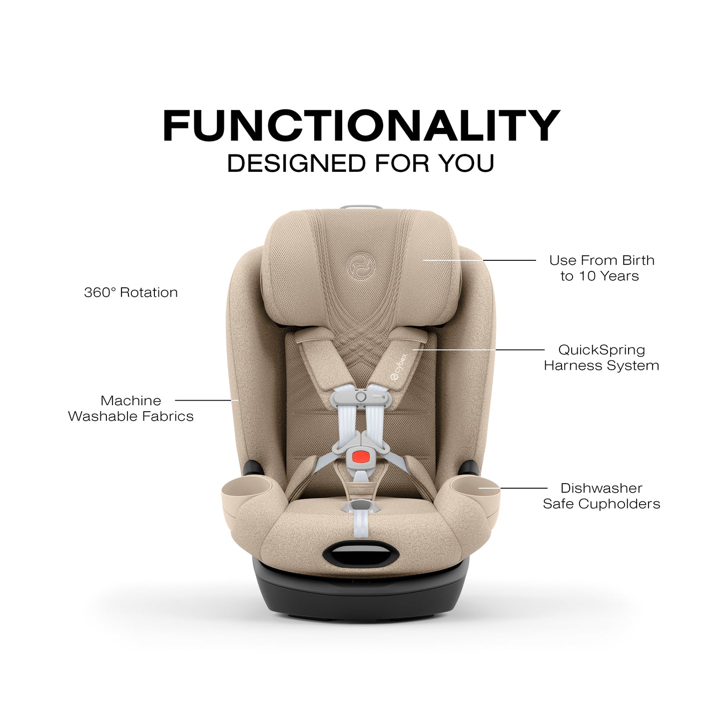Cybex CALLISTO T 360 Rotating All-in-One Convertible Car Seat