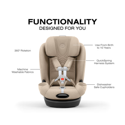 Cybex CALLISTO T 360 Rotating All-in-One Convertible Car Seat