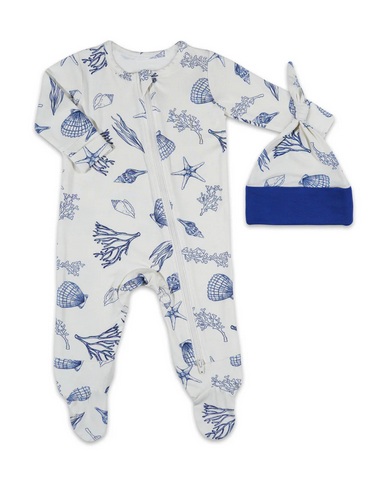 Footie 2-Piece - Coastal
