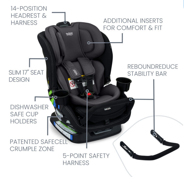 Britax Poplar S Convertible Car Seat (SIP)