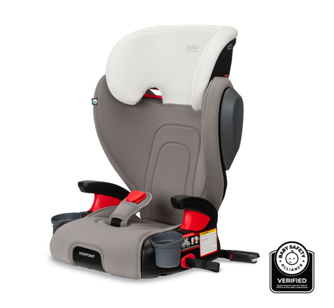Britax Highpoint™ 2-Stage Belt-Positioning Booster with Quick-Push Connectors