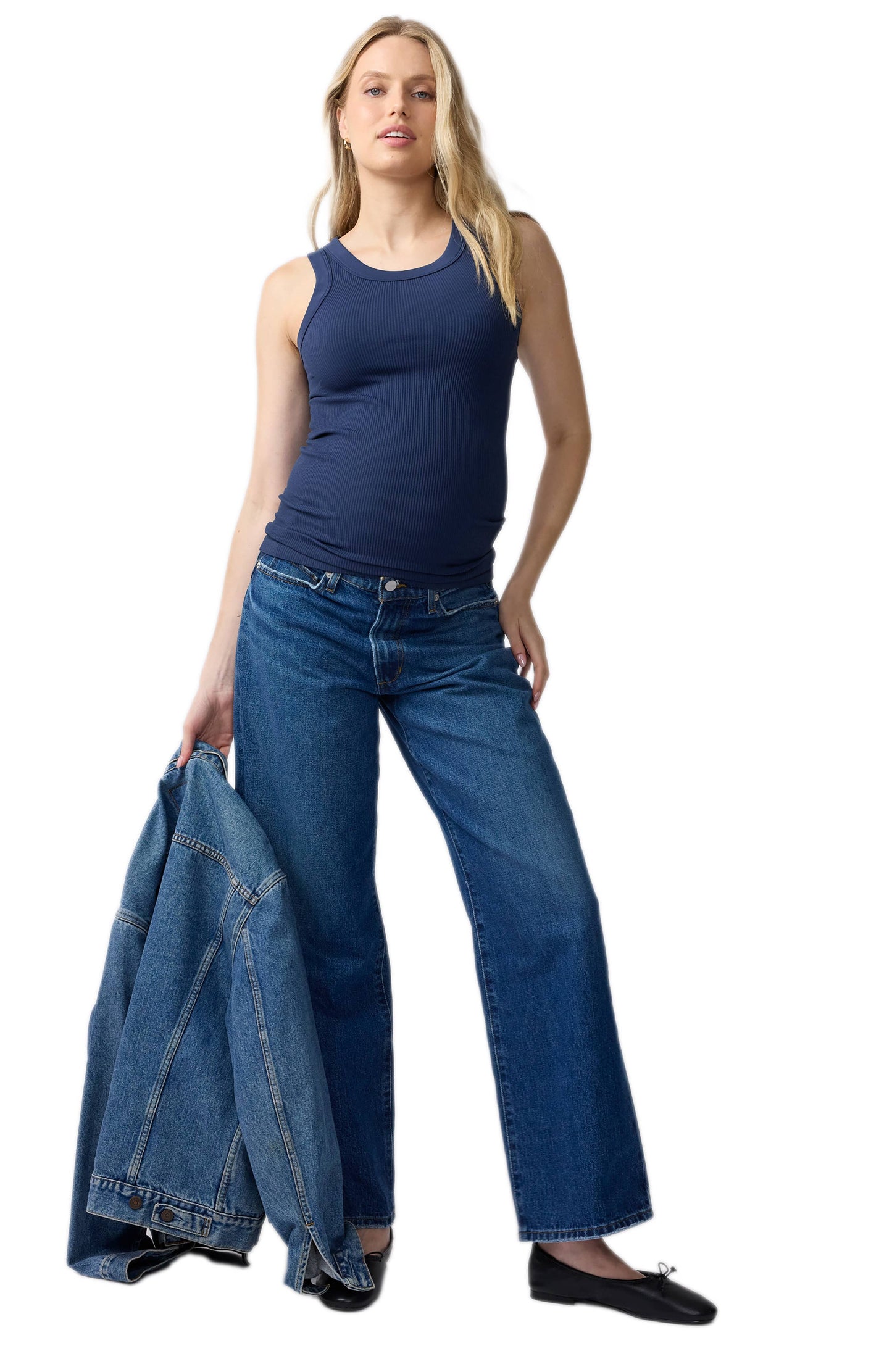 Maternity Seamless Rib Tank