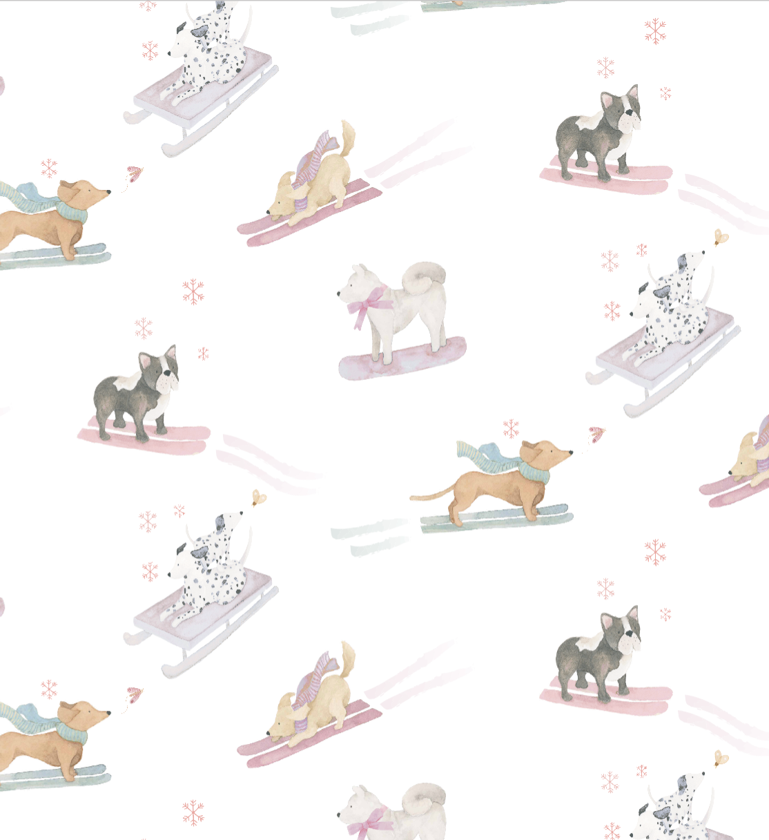 Ski Pups Pima Baby Onesies