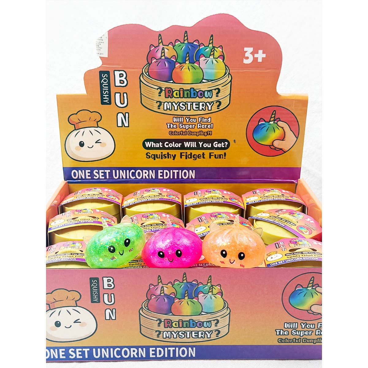 Cute Unicorn Dumpling Squishy with Steamer